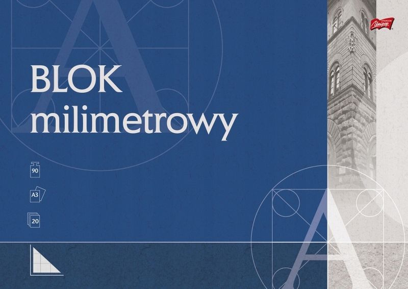 Blok Milimetrowy A3/20K A'10 2013 zdjęcie 3