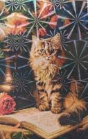 Obraz diamentowy KOT malowanie diamentami 40 x 60 cm dekoracja diamentowa