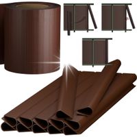 KLIPSY MONTAŻOWE ZACZEPY DO TAŚMY OGRODZENIOWEJ UCHWYTY 19CM BRĄZOWE 12SZT