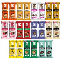 Baton proteinowy energetyczny BeRAW mix smaków prosty skład 20+2 gratis 40g