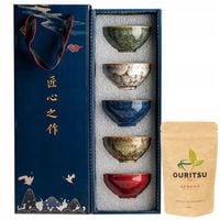 Takumi Tradycyjny Zestaw 5 Filiżanek do Zielonej Herbaty, Sencha Tradycyjna