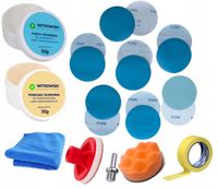 ZESTAW DO POLEROWANIA REGENERACJI ODNOWY LAMP REFLEKTORÓW SAMOCHODOWYCH