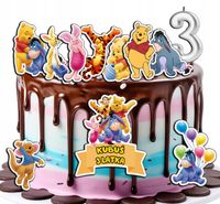 OPŁATEK ZESTAW URODZINY KUBUŚ PUCHATEK + IMIĘ