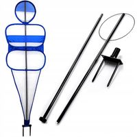 PROFESJONALNY MUR PIŁKARSKI TRENINGOWY PRZESZKODA NA SPRĘŻYNIE WYSOKI 170cm