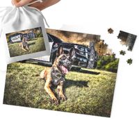 PUZZLE -POLICJA RADIOWÓZ POLICJANT WZORY DLA CHŁOPCA 24el + WORECZEK