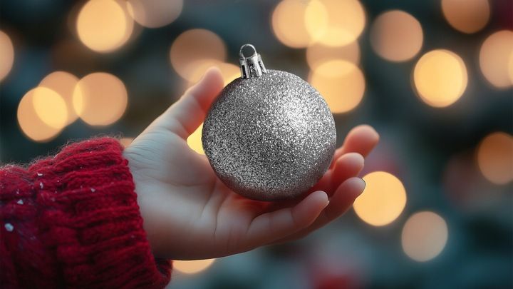 ZESTAW BOMBEK na Choinke 100szt Silver mix Bombki Choinkowe Świąteczne zdjęcie 14