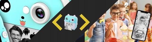 MINI DRUKARKA DRUKUŚ TERMICZNA APARAT NATYCHMIASTOWY DLA DZIECI i 11 ROLEK na Arena.pl