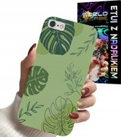 ETUI CASE DO IPHONE 6 PLUS - LIŚCIE WZORY DLA KOBIET KWIATY RÓŻE