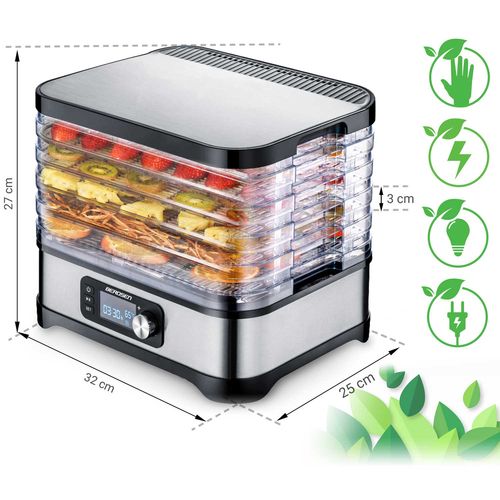 Suszarka do żywności Berdsen BD-690 srebrna na Arena.pl