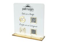 Tabliczka social media 15x15cm z plexi z nadrukiem UV