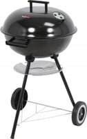 KLASYCZNY GRILL WĘGLOWY OKRĄGŁY Z POKRYWĄ, CHROMOWANY RUSZT 41CM 99918 LUND