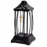 LAMPION DRUTY CZARNE MAŁE Czarno-złote LL17