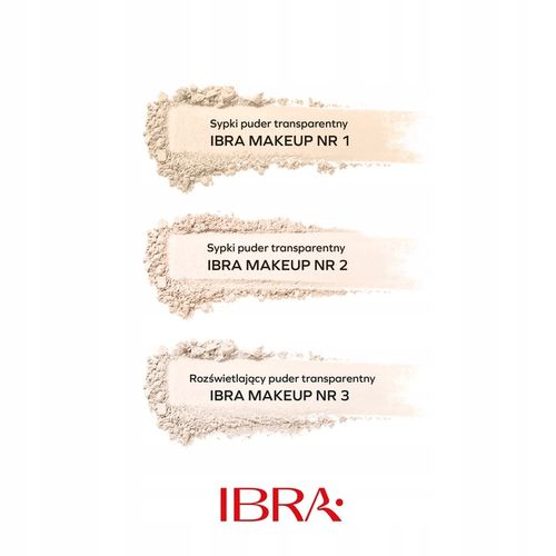 IBRA Makeup Sypki Puder Transparentny nr 1 12g na Arena.pl