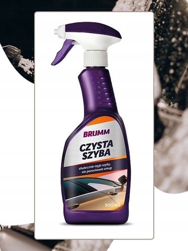 PŁYN DO MYCIA SZYB SAMOCHODOWYCH BRUMM BEZ SMUG I REFLEKSÓW ATOMIZER 500 ml na Arena.pl