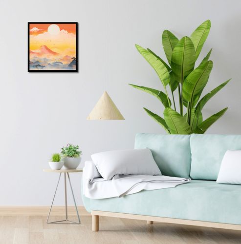 Plakat 40x40cm Świt nad Krainą Ciszych Gór na Arena.pl