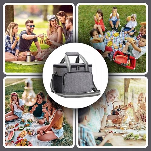 Torba Termiczna ŚNIADANIOWA duża na śniadanie jedzenie napoje LUNCH BOX na Arena.pl