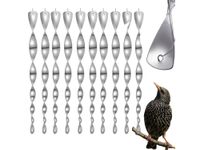 10x spirala wiatrowa odstraszacz ptaków gołębi dekoracja odblaskowa xxl