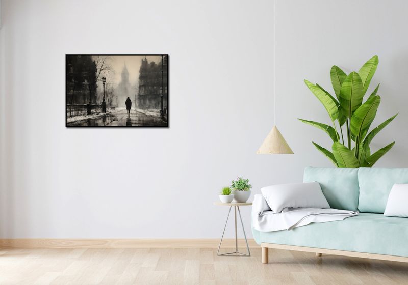 Plakat 84x59,5cm Mgła nad Londynem zdjęcie 4