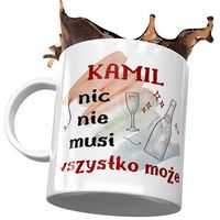 Kubek Dla Kamila Kolegi Męża Przyjaciela Prezent Z Nadrukiem Ze Zdjęciem