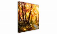 OBRAZ NA PŁÓTNIE 123 Złota jesień 50x50cm
