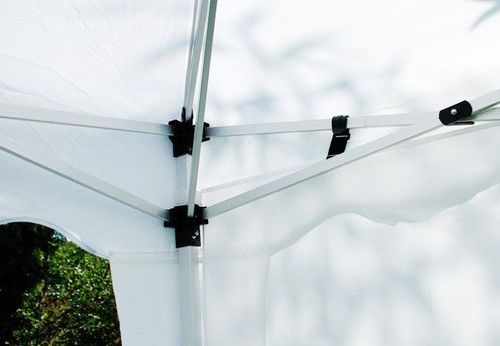 Pawilon ogrodowy rozkładany 3 x 6 m - biały na Arena.pl