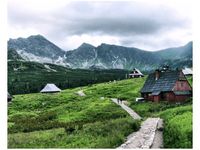 40X50CM CHATY TATRZAŃSKIE OBRAZ