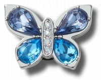 Przypinka Crocs Jibbitz Pin Do Butów Blue Gem Butterfly