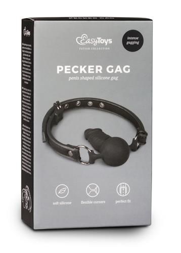 Knebel-Ball Gag With Silicone Dong zdjęcie 1