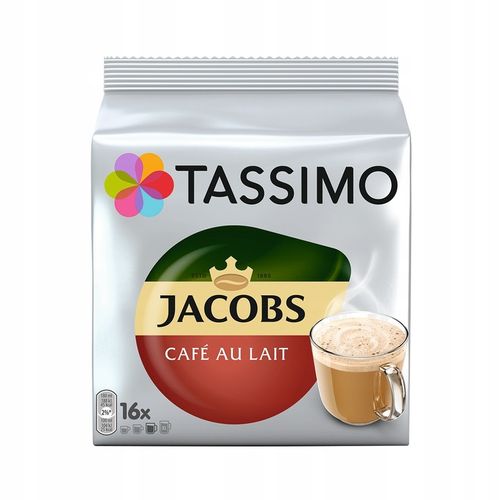 Kapsułki Tassimo Jacobs Cafe Au Lait 6x 16 szt. zestaw 5+1 GRATIS! [96 kaw] na Arena.pl