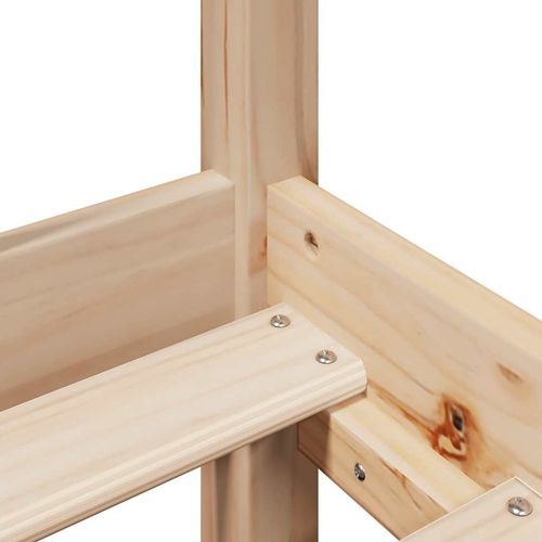 Rama łóżka bez materaca, 140x200 cm, lite drewno sosnowe na Arena.pl