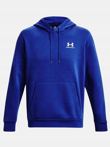 UNDER ARMOUR Polarowa bluza z kapturem UA Essential – NIEBIESKA zdjęcie 3