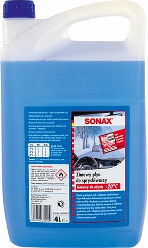 SONAX - ZIMOWY PŁYN DO SPRYSKIWACZY - CYTRYNOWY -20°C - 4L na Arena.pl
