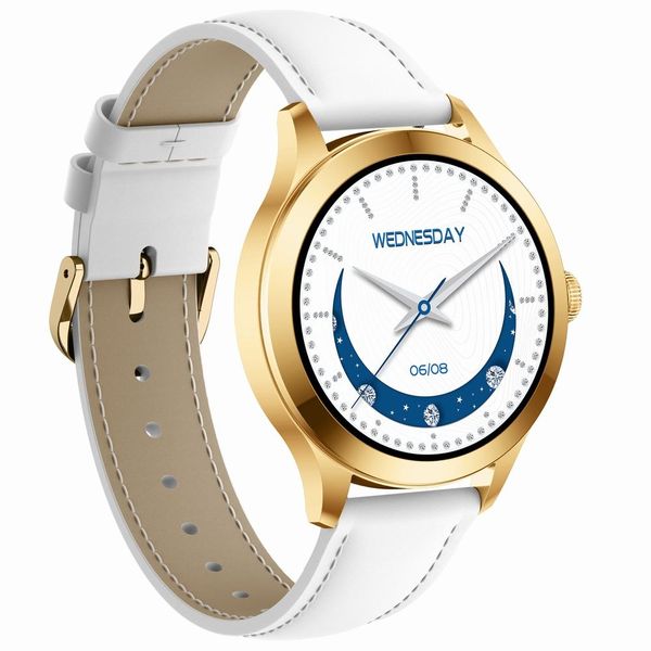 smartwatch gravity biało złoty 2 paski gt25-2 pro zdjęcie 7