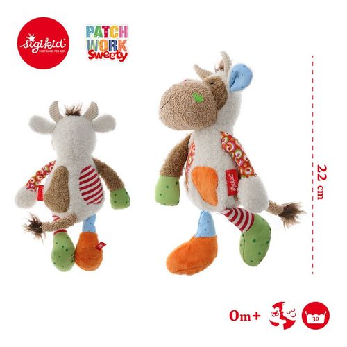 SIGIKID Biała krówka 28 cm Patchwork Sweety na Arena.pl