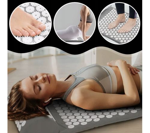 Mata z wpustkami do masażu 65x41cm na Arena.pl