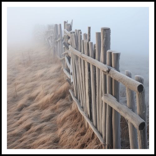 Plakat 80x80cm Mgła nad Wydmami na Arena.pl