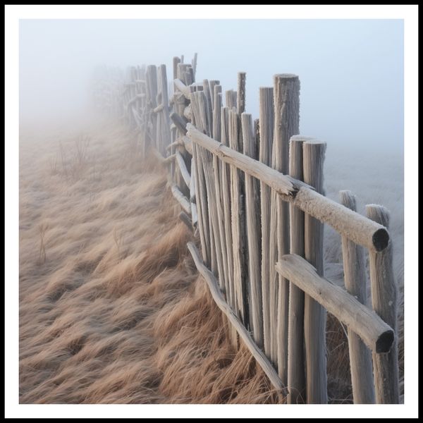 Plakat 80x80cm Mgła nad Wydmami zdjęcie 3