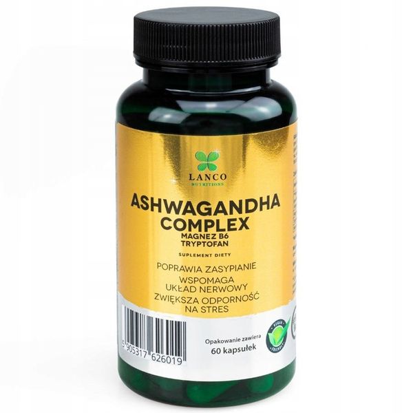 ASZWAGANDA + mocne dodatki - aż 60 kapsułek zdjęcie 4