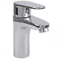 Bateria umywalkowa stojąca łazienkowa chrom - Yoka