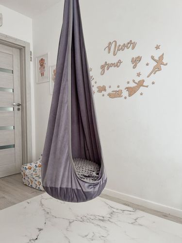 huśtawka kokon szary MAŁPISZON na Arena.pl