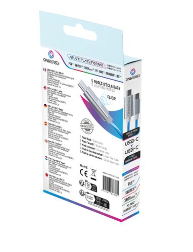 Kabel Oniverse LED Rapid Charge USB-A / USB-C na Arena.pl