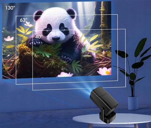 PRZENOŚNY PROJEKTOR RZUTNIK ANDROID SMART TV WIFI FULL HD + ETUI na Arena.pl