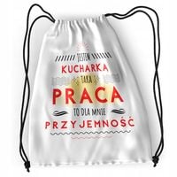Plecak Dla Kucharki Sportowy Szkolny Worek Torba Z Nadrukiem Ze Zdjęciem