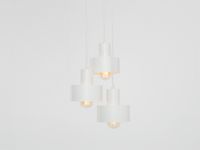 Lampa wisząca FAY 3 KOŁO – biały