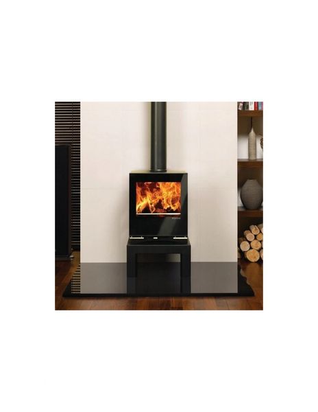 Podstawa szklana hartowana - szyba pod Piec lub Kominek 60x40 cm CZARNA zdjęcie 5