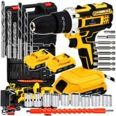 WIERTARKO WKRĘTARKA +2x5Ah AKUMULATOROWA 36V NASADKI BITY LED WALIZKA TORAX