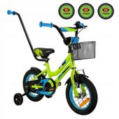 ROWEREK DZIECIĘCY 12 CALI ROWER DLA CHŁOPCA KOSZYK I PROWADNIK +