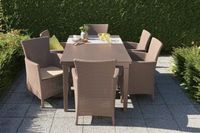 KRZESŁO FOTEL OGRODOWY NA BALKON TARAS WYGODNE ALLIBERT + PODUCHA BEŻOWY