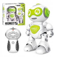 ZDALNIE STEROWANY ROBOT INTERAKTYWNY ŚWIATŁO DŹWIĘK PILOT zestaw