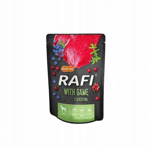 Karma mokra dla psa Dolina Noteci RAFI PREMIUM saszetki mix smaków 40x300g na Arena.pl